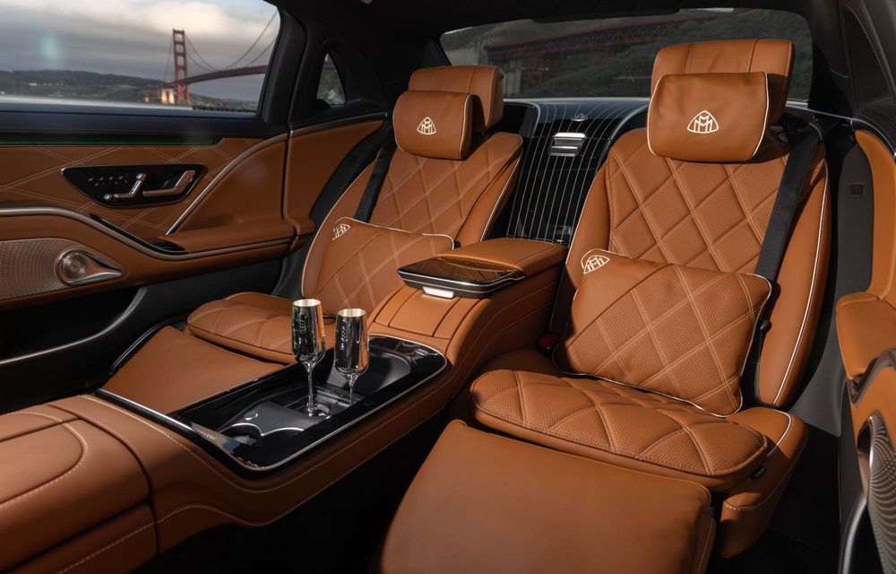 Vis californian: noul Mercedes-Maybach S680 Emerald Isle Edition, inspirat de coasta californiană - Poza 35