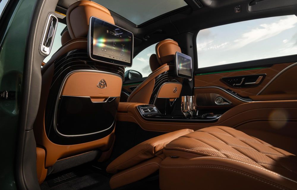 Vis californian: noul Mercedes-Maybach S680 Emerald Isle Edition, inspirat de coasta californiană - Poza 36