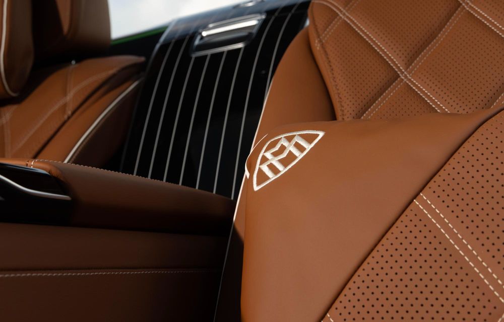 Vis californian: noul Mercedes-Maybach S680 Emerald Isle Edition, inspirat de coasta californiană - Poza 40