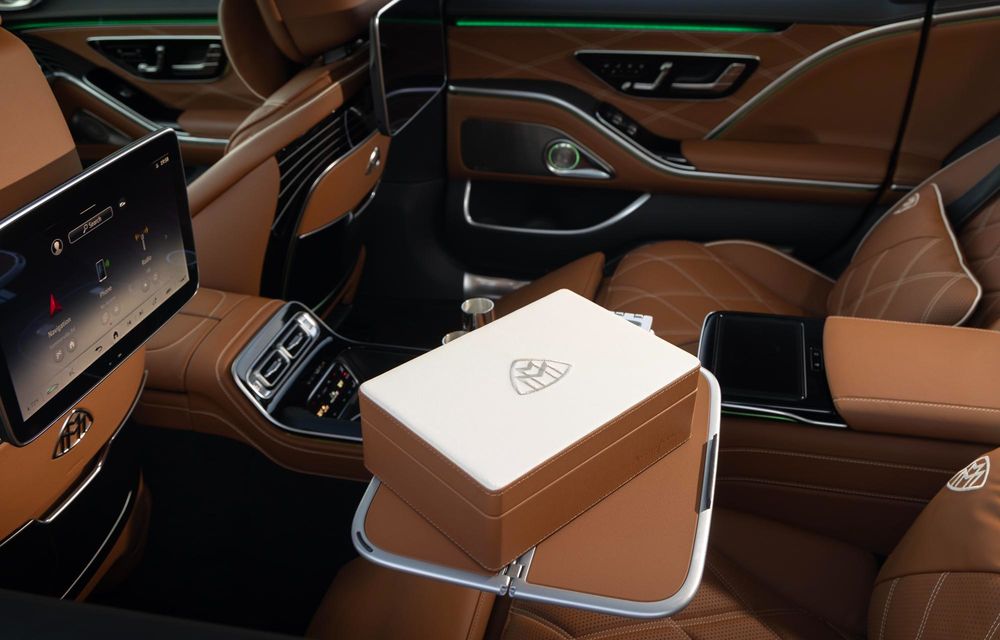 Vis californian: noul Mercedes-Maybach S680 Emerald Isle Edition, inspirat de coasta californiană - Poza 41