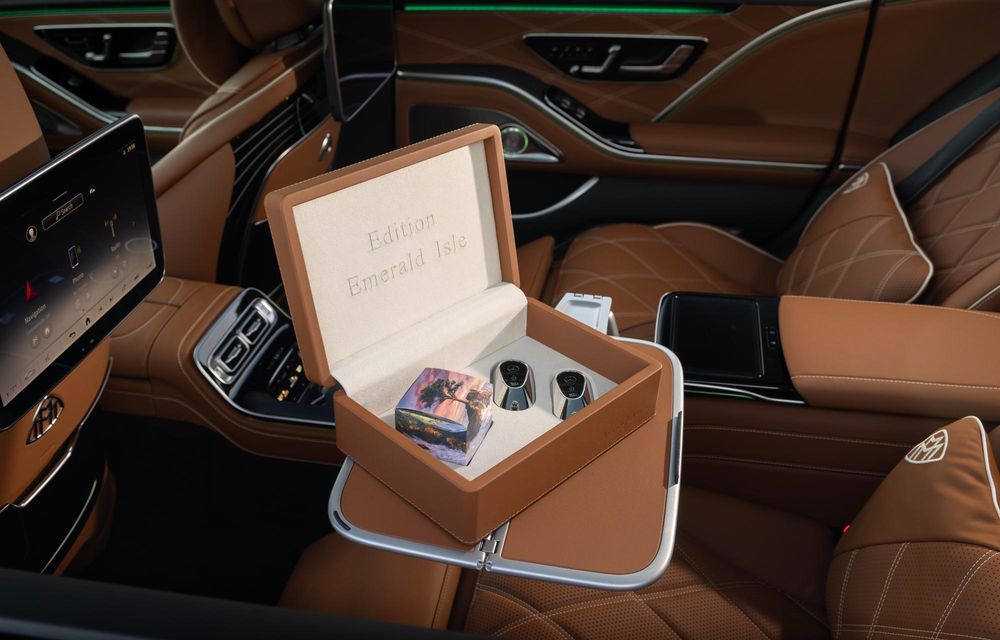 Vis californian: noul Mercedes-Maybach S680 Emerald Isle Edition, inspirat de coasta californiană - Poza 42