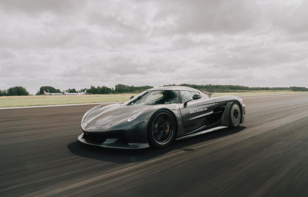 Koenigsegg Jesko recucerește un record mondial deținut de Rimac Nevera R - Poza 2