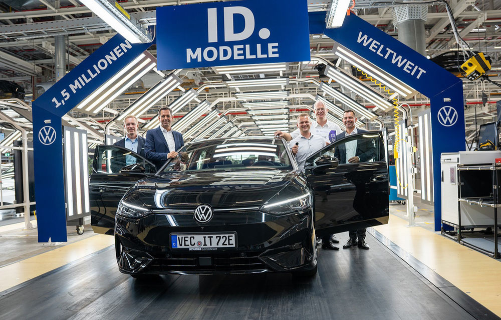 Volkswagen a livrat 1.5 milioane de unități din familia electrică ID - Poza 1