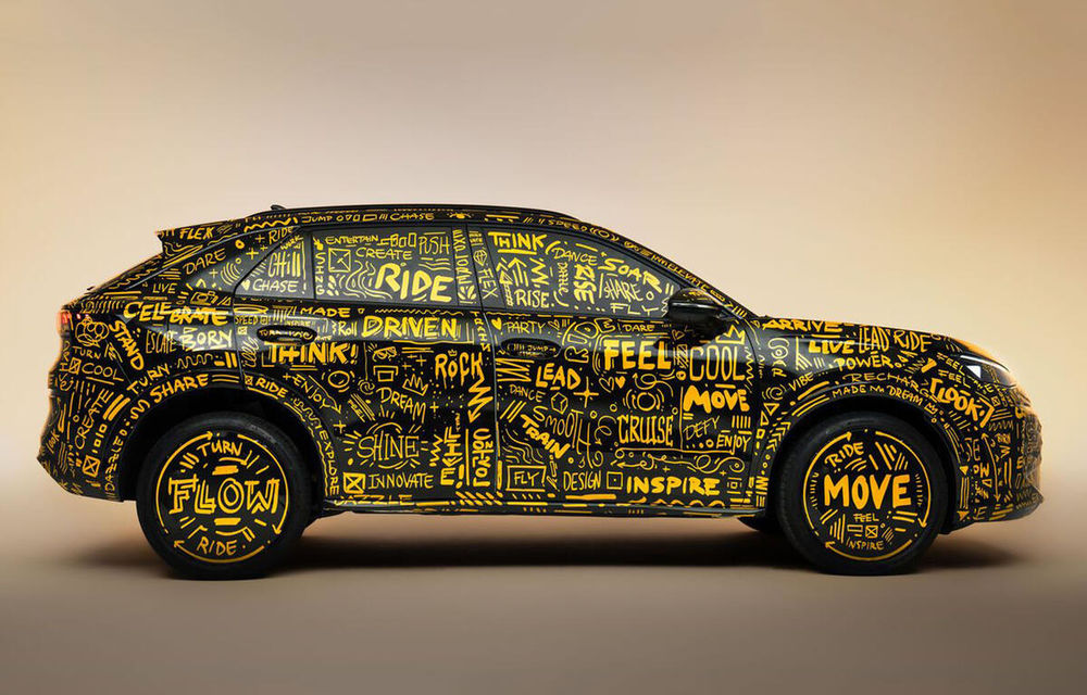 Prima imagine oficială cu noul Volkswagen T-Roc: motorizare hibrid oferită în premieră - Poza 1