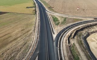 Noi imagini de pe șantierul Autostrăzii Moldovei. Pe tronsonul Ploiești-Buzău s-ar putea circula chiar în 2025