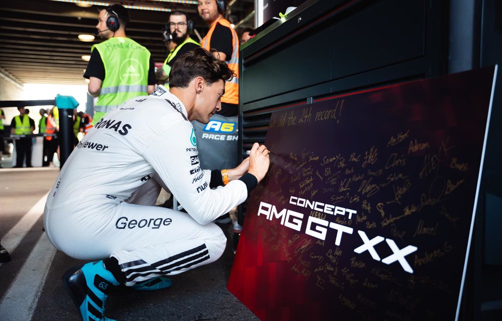 RECORD: Ocolul pământului în mai puțin de 8 zile cu noul concept electric Mercedes-AMG GT XX - Poza 37