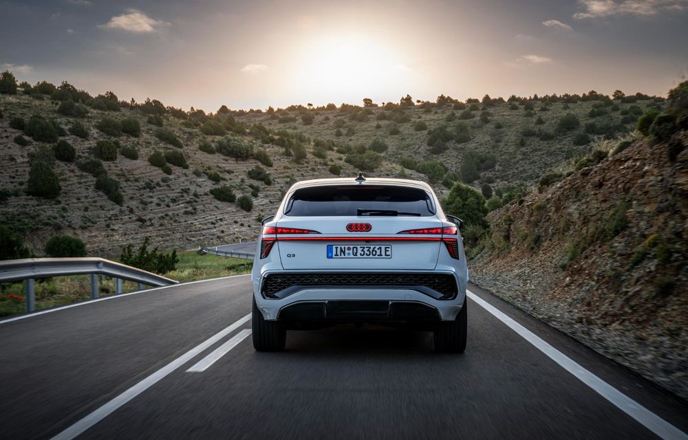 Noul Audi Q3, acum și în variantă Sportback: alură de SUV coupe și portbagaj mai mic - Poza 21