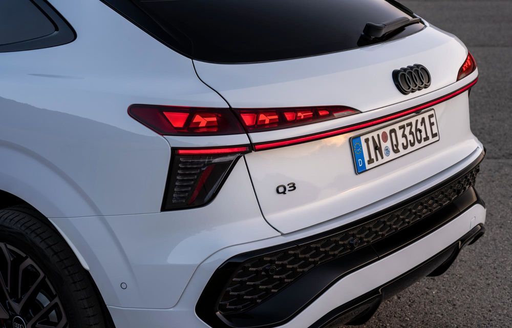Noul Audi Q3, acum și în variantă Sportback: alură de SUV coupe și portbagaj mai mic - Poza 32