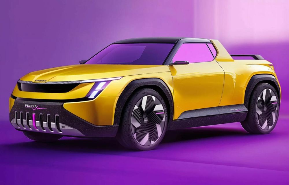 Skoda readuce la viață pick up-ul Felicia Fun în mod digital - Poza 2