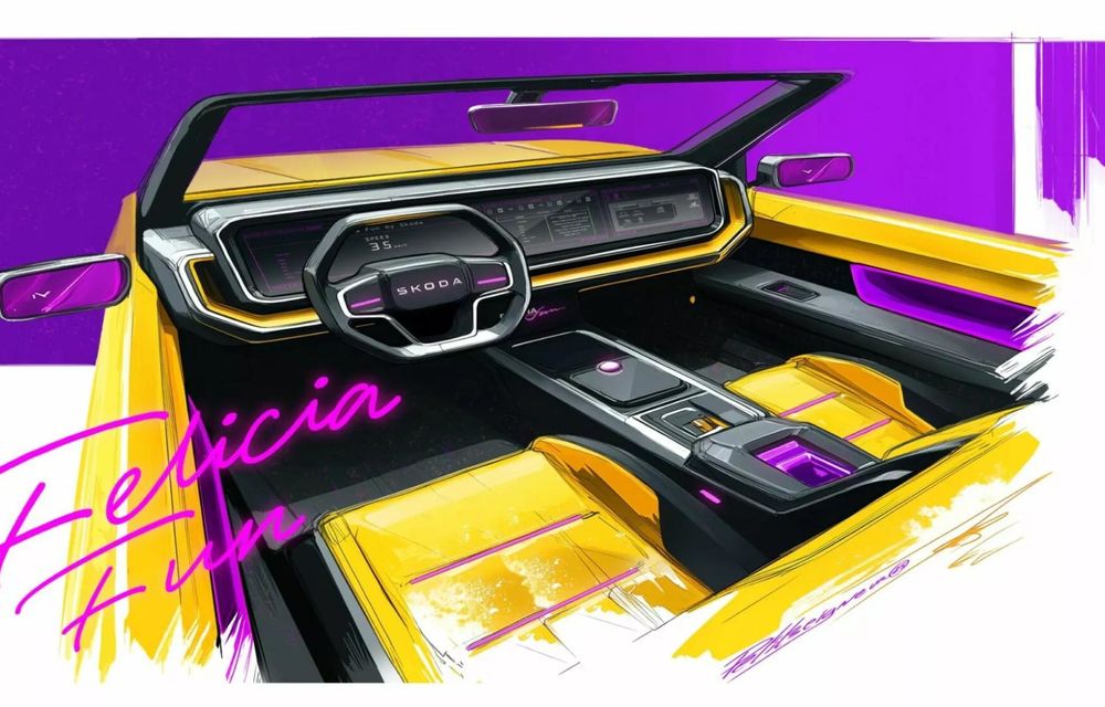 Skoda readuce la viață pick up-ul Felicia Fun în mod digital - Poza 5