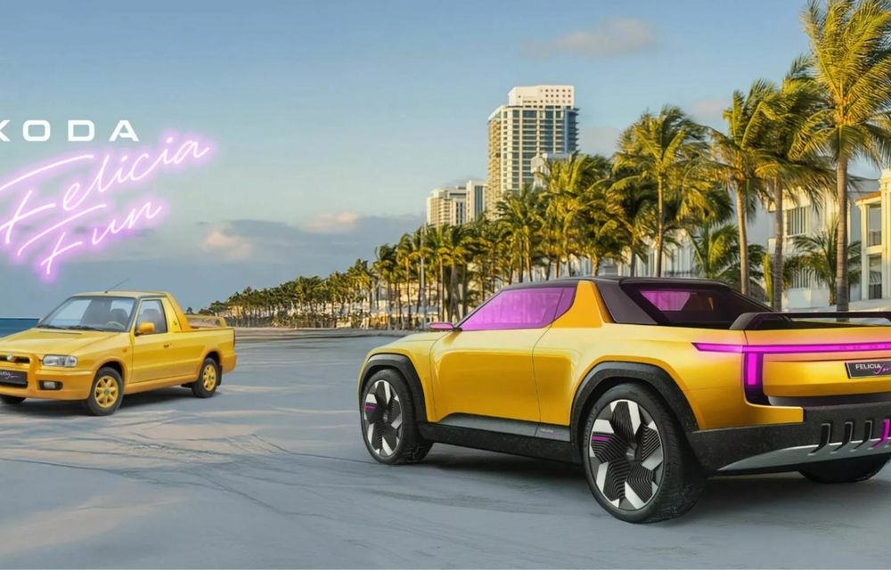 Skoda readuce la viață pick up-ul Felicia Fun în mod digital - Poza 6