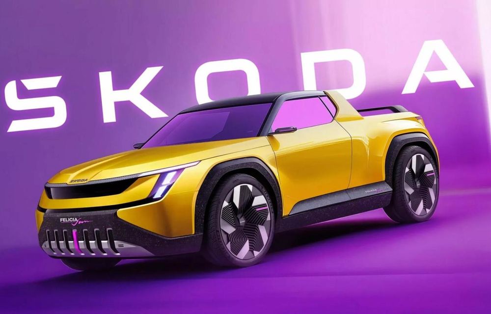 Skoda readuce la viață pick up-ul Felicia Fun în mod digital - Poza 1