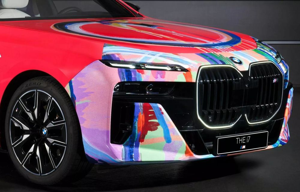 BMW marchează 50 de ani de Art Cars cu un i7 transformat în operă de artă - Poza 2
