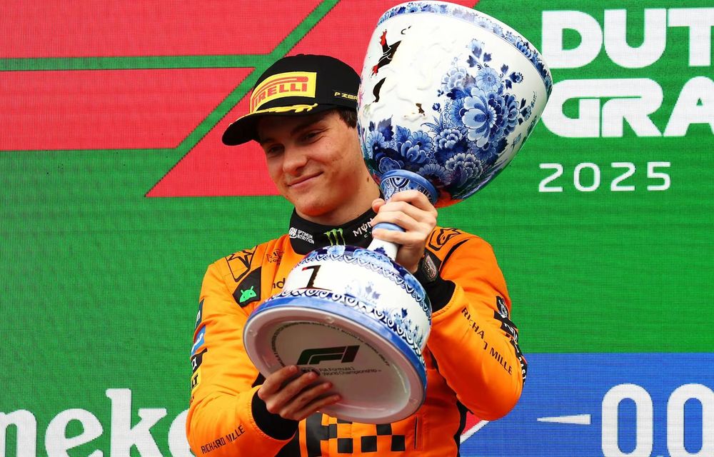 F1: Oscar Piastri, victorie în Olanda. Abandon pentru Norris, primul podium pentru Isack Hadjar - Poza 1