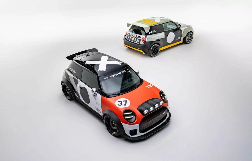Mini JCW: două modele unicat în colaborare cu brandul Deus Ex Machina - Poza 3