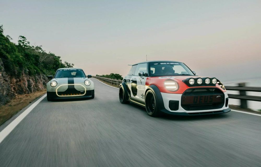 Mini JCW: două modele unicat în colaborare cu brandul Deus Ex Machina - Poza 5