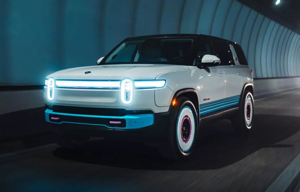 Rivian aduce un omagiu orașului Miami printr-un model R1S unicat - Poza 2