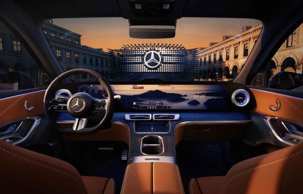 Mercedes-Benz dezvăluie interiorul noului GLC Electric: ecran masiv de 39 inch - Poza 1