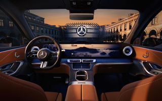 Mercedes-Benz dezvăluie interiorul noului GLC Electric: ecran masiv de 39 inch