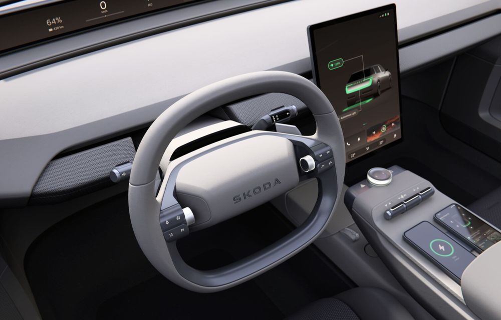 Skoda prezintă noul concept Vision O. Prefigurează viitoarea generație Octavia - Poza 14