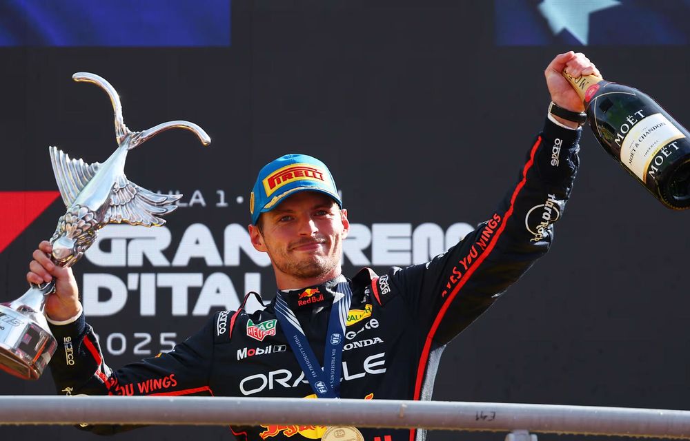F1: Max Verstappen câștigă Marele Premiu al Italiei. Norris și Piastri pe podium după un ordin de echipă - Poza 5