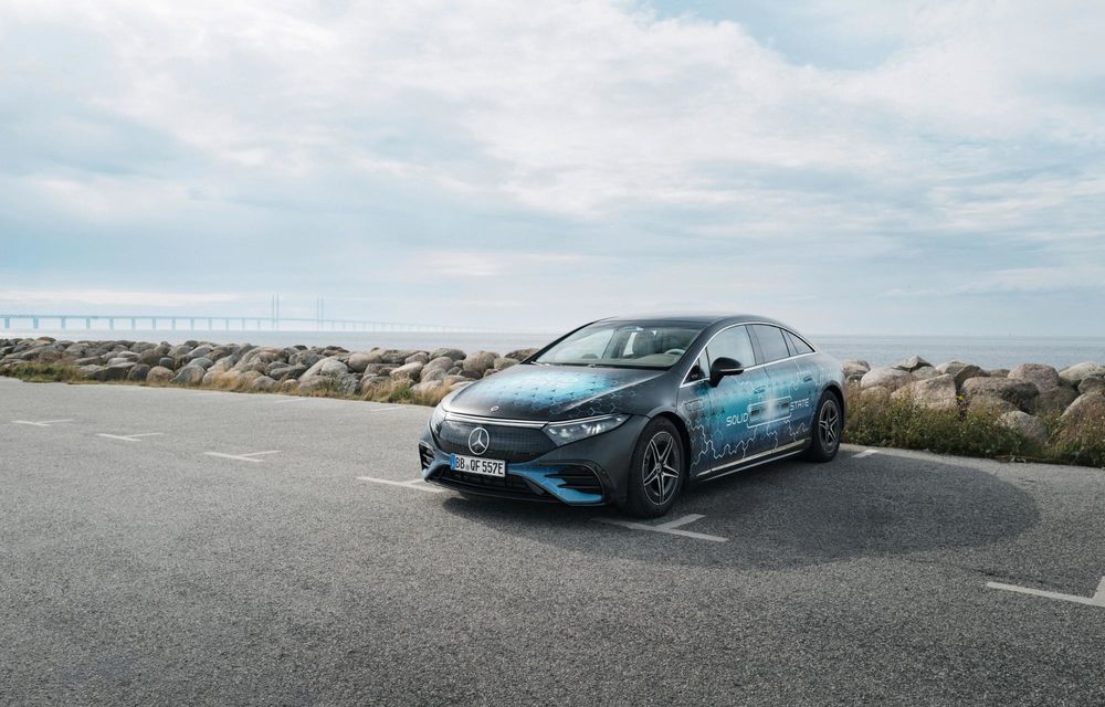 Record: Mercedes-Benz EQS cu baterie în stare solidă a mers 1205 kilometri cu o singură încărcare - Poza 7