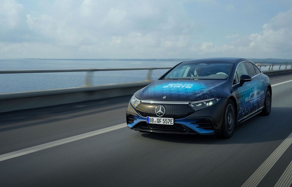 Record: Mercedes-Benz EQS cu baterie în stare solidă a mers 1205 kilometri cu o singură încărcare - Poza 3
