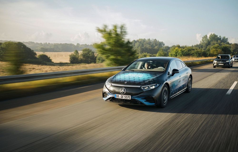 Record: Mercedes-Benz EQS cu baterie în stare solidă a mers 1205 kilometri cu o singură încărcare - Poza 5