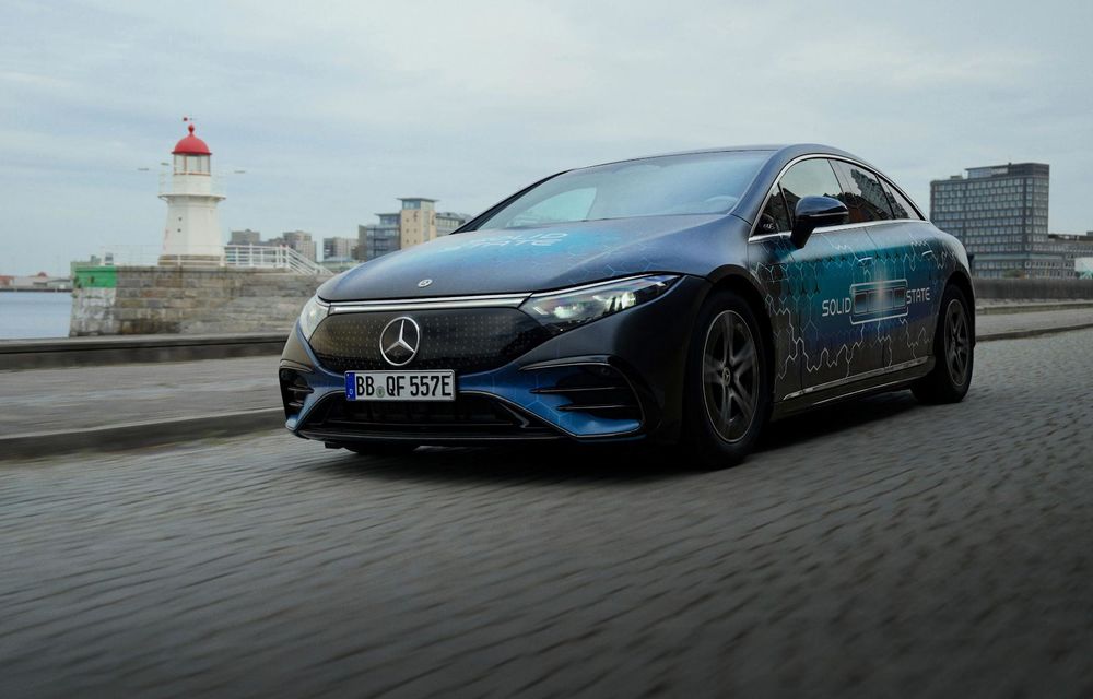 Record: Mercedes-Benz EQS cu baterie în stare solidă a mers 1205 kilometri cu o singură încărcare - Poza 6