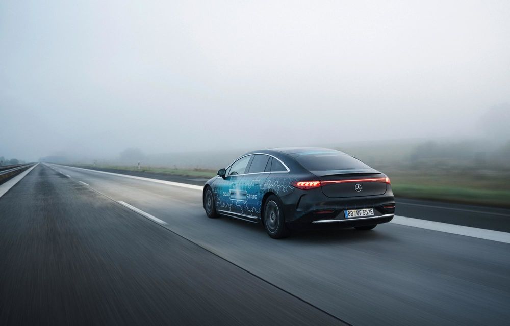 Record: Mercedes-Benz EQS cu baterie în stare solidă a mers 1205 kilometri cu o singură încărcare - Poza 8