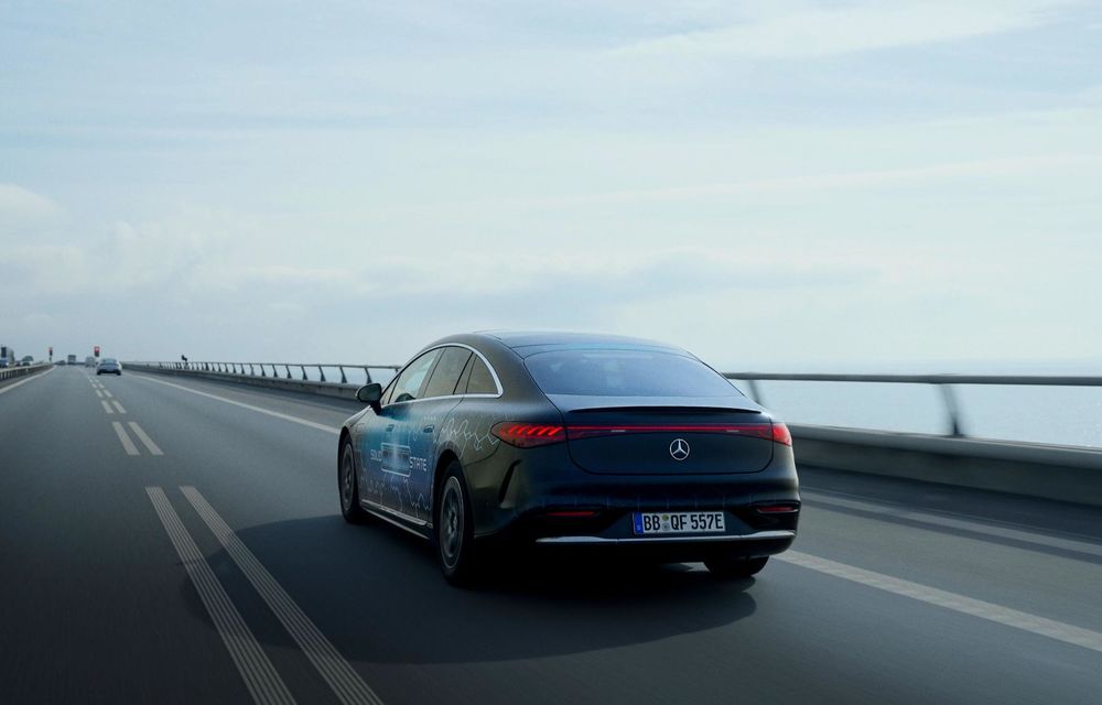Record: Mercedes-Benz EQS cu baterie în stare solidă a mers 1205 kilometri cu o singură încărcare - Poza 11