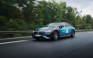 Record: Mercedes-Benz EQS cu baterie în stare solidă a mers 1205 kilometri cu o singură încărcare