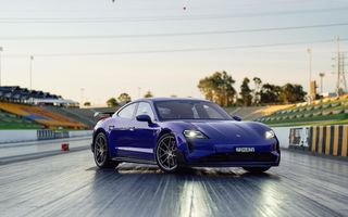 Porsche Taycan Turbo GT, record pe sfertul de milă în Australia