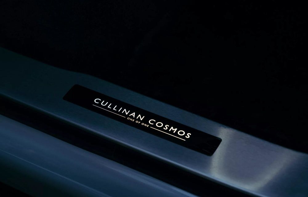 Rolls-Royce Cullinan Cosmos: ediție unicat cu plafon pictat manual, inspirat de Calea Lactee - Poza 6