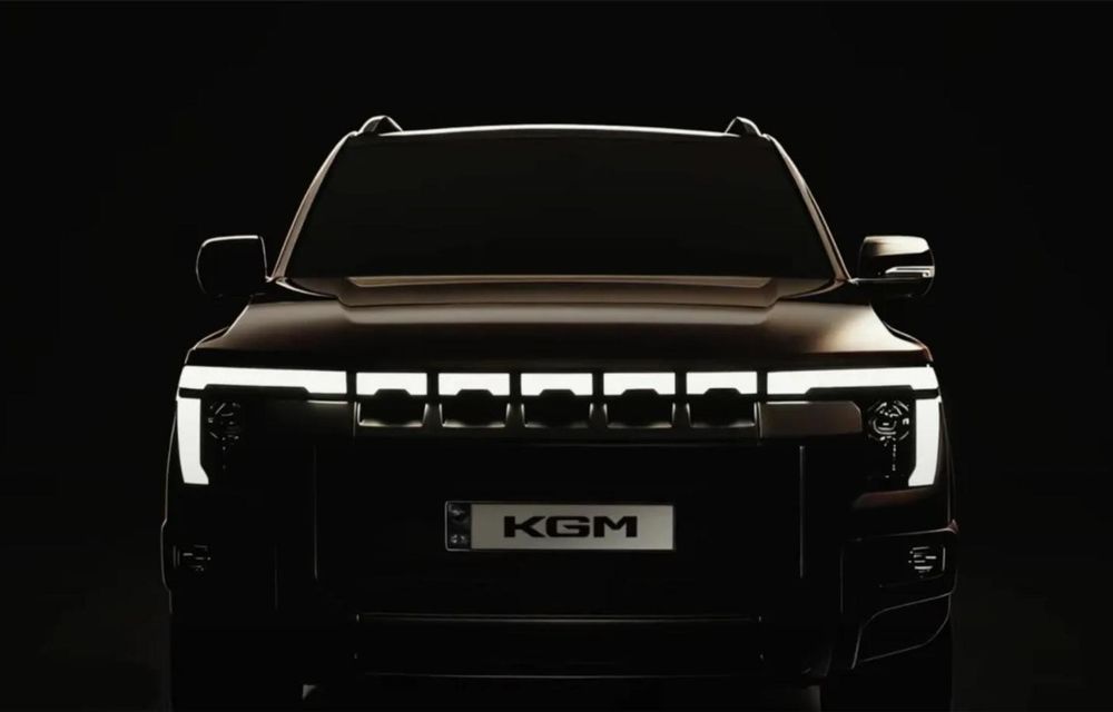 KGM Musso Pick-Up va primi motor diesel: primele imagini cu noul model - Poza 1