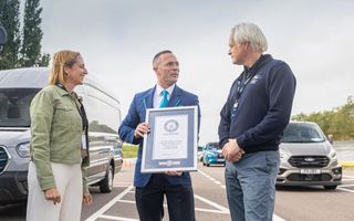 REPORTAJ: Am intrat în Cartea Recordurilor Guinness alături de Ford Transit