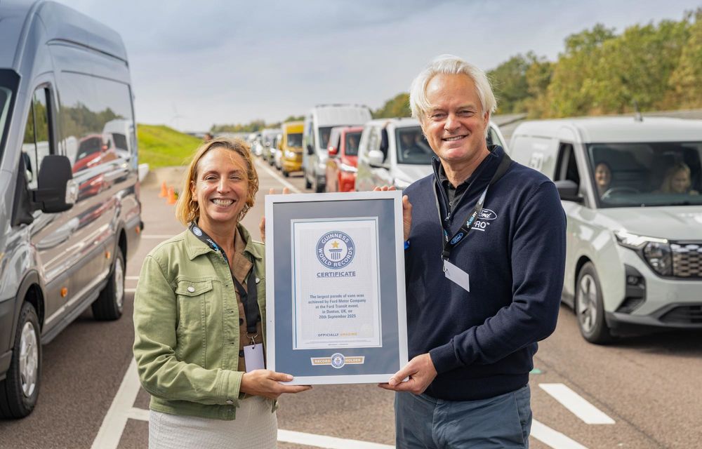 REPORTAJ: Am intrat în Cartea Recordurilor Guinness alături de Ford Transit - Poza 53
