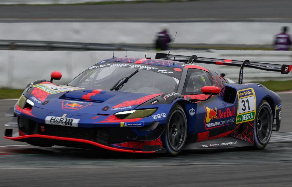 Max Verstappen câștigă prima sa cursă la Nurburgring, la volanul unui Ferrari 296 GT3 - Poza 3
