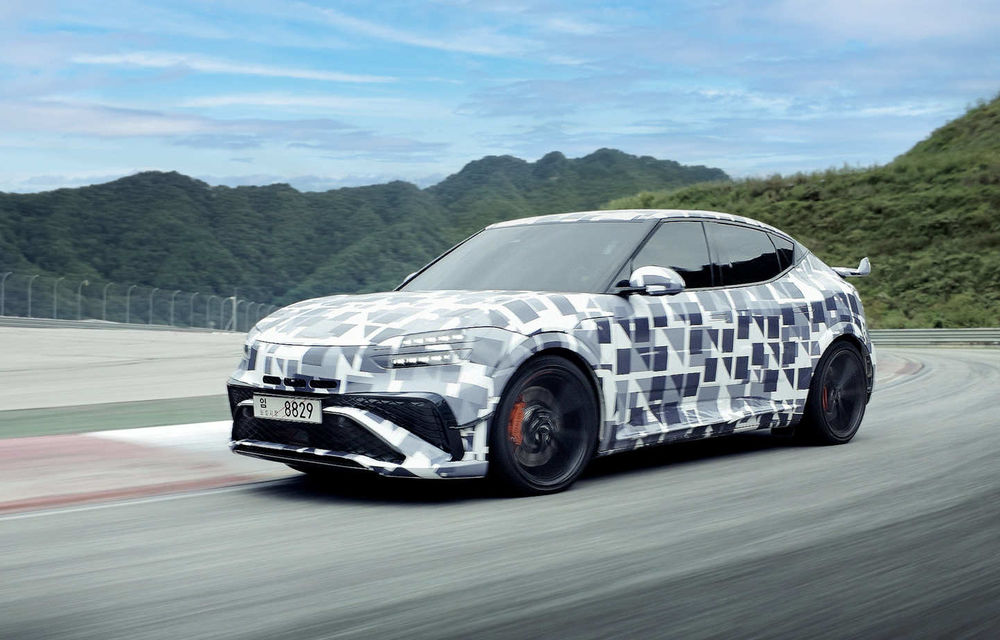 Imagine nouă cu viitorul Genesis GV60 Magma, primul model de performanță al mărcii - Poza 1