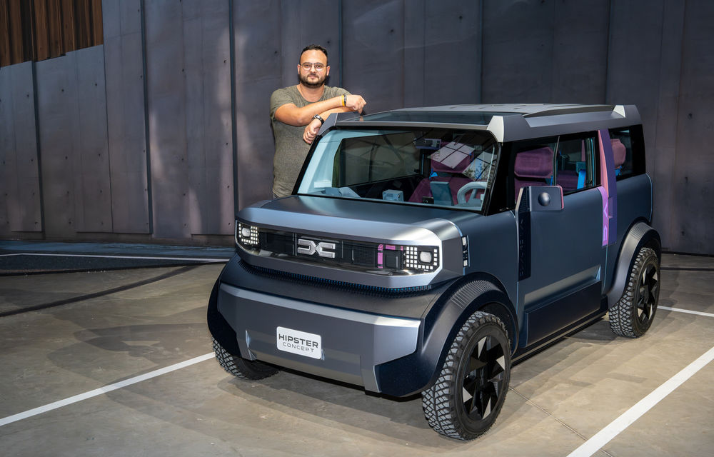 PREMIERĂ: Acesta este noul concept electric Dacia Hipster - Poza 1
