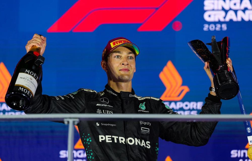 F1: George Russell câștigă pe străzile din Singapore. McLaren, campioană la constructori - Poza 1