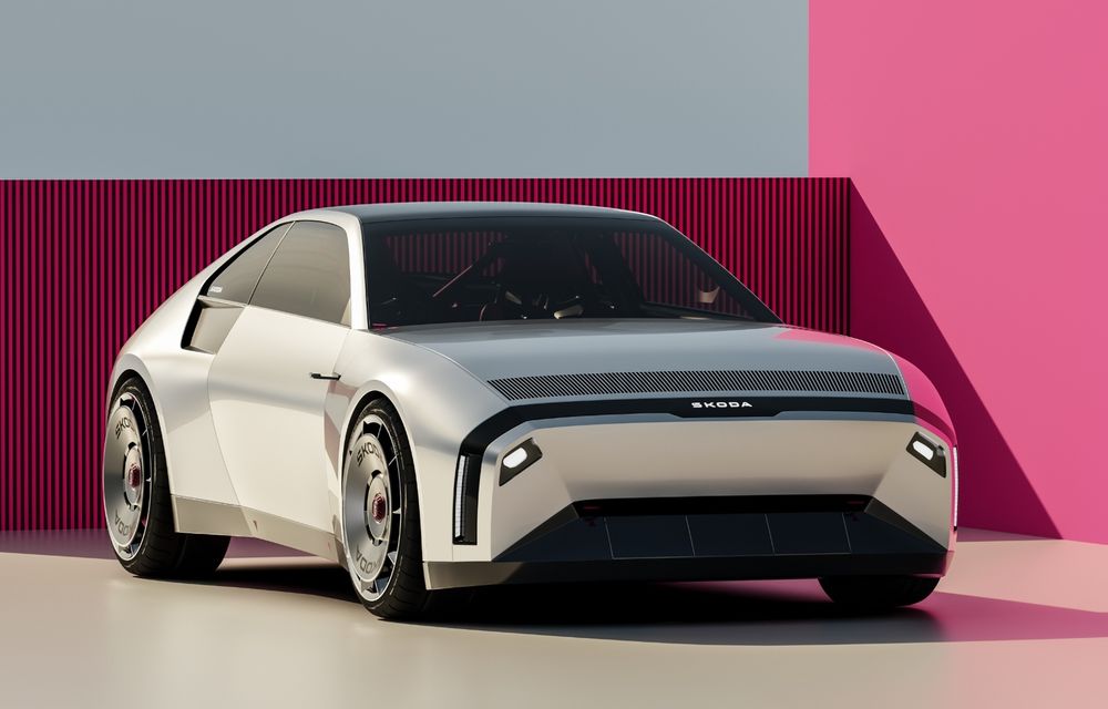 Skoda reinterpretează celebrul 110 R Coupe pentru era electrică - Poza 1