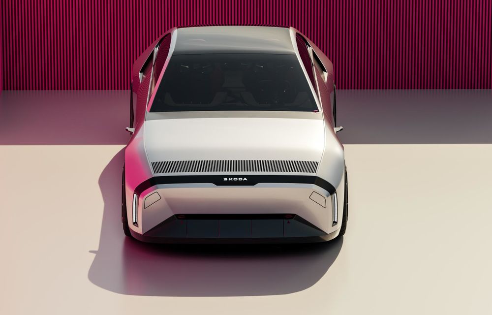 Skoda reinterpretează celebrul 110 R Coupe pentru era electrică - Poza 5