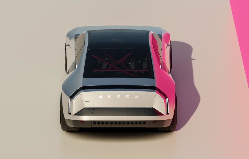 Skoda reinterpretează celebrul 110 R Coupe pentru era electrică - Poza 7