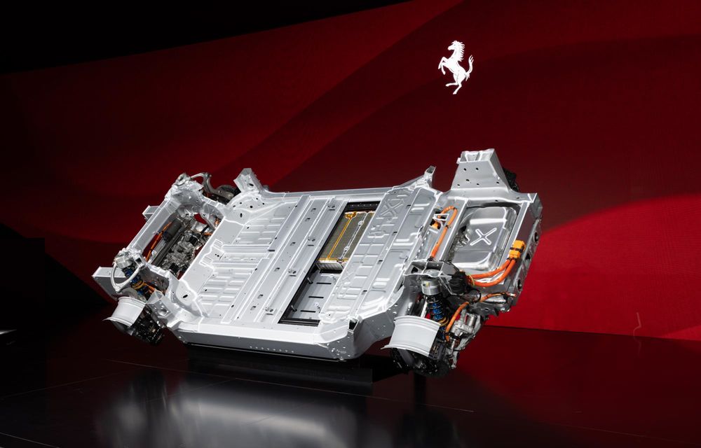 Noul Ferrari Elettrica: primele imagini oficiale cu noul model electric - Poza 3