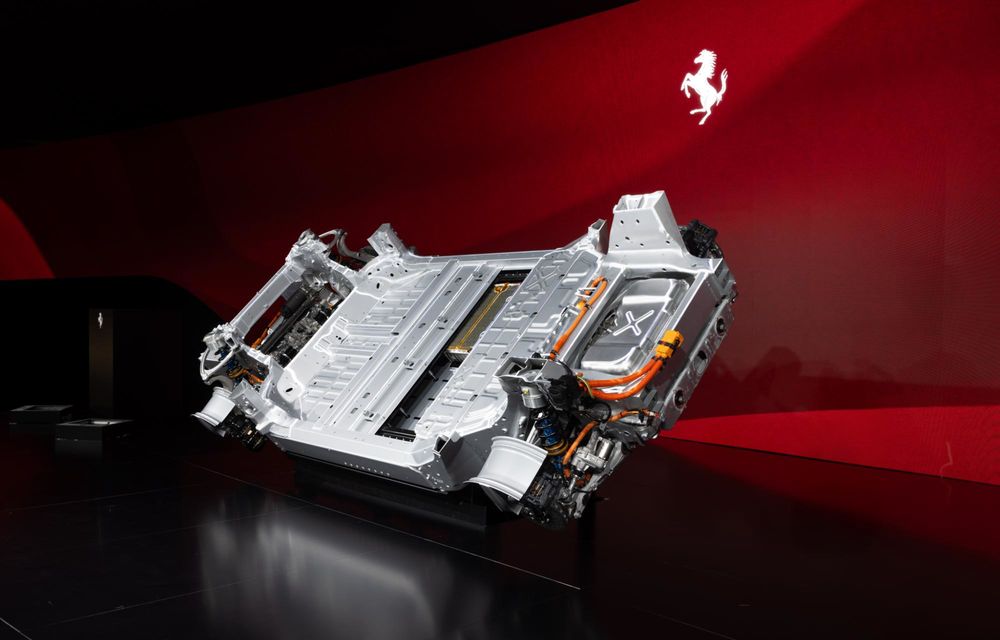 Noul Ferrari Elettrica: primele imagini oficiale cu noul model electric - Poza 4