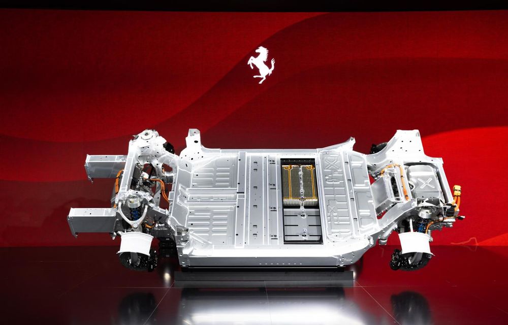 Noul Ferrari Elettrica: primele imagini oficiale cu noul model electric - Poza 1