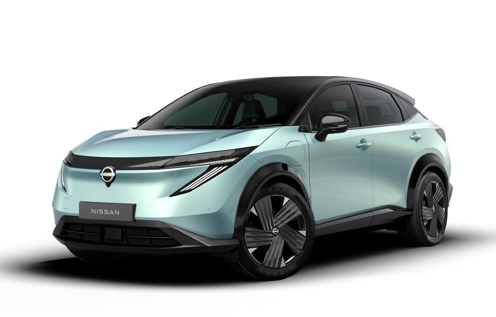 Noul Nissan Ariya facelift: parte frontală nouă și servicii Google integrate - Poza 1