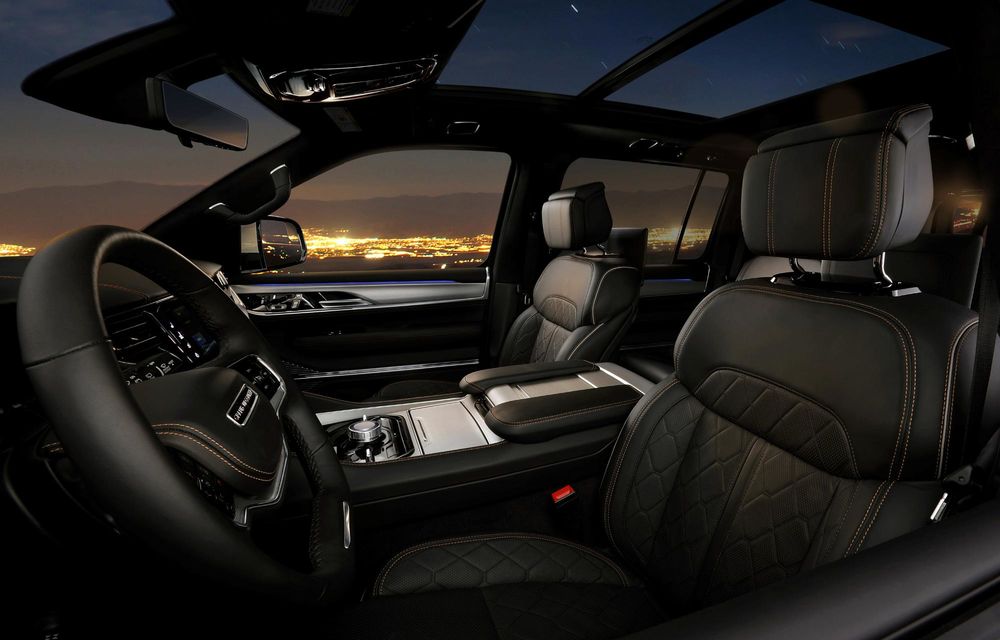 Noul Jeep Grand Wagoneer facelift: primul model al mărcii disponibil cu range extender - Poza 14