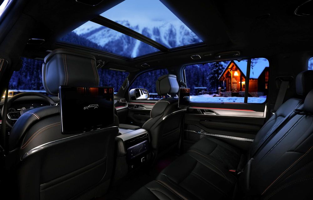 Noul Jeep Grand Wagoneer facelift: primul model al mărcii disponibil cu range extender - Poza 15
